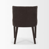 Nolan Slope Charcoal Chenille Dining Chair, Set of 2 from Mercana - Luna Furniture