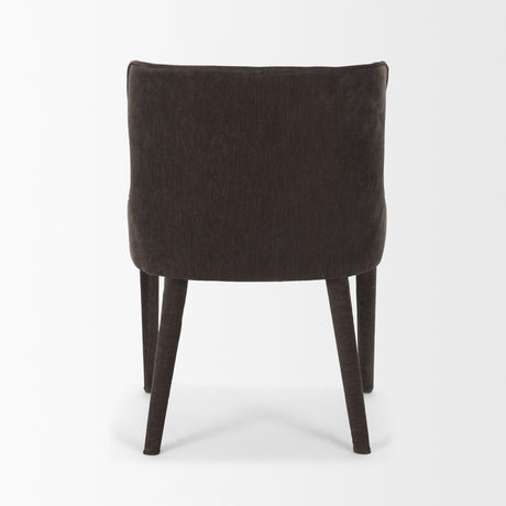 Nolan Slope Charcoal Chenille Dining Chair, Set of 2 from Mercana - Luna Furniture
