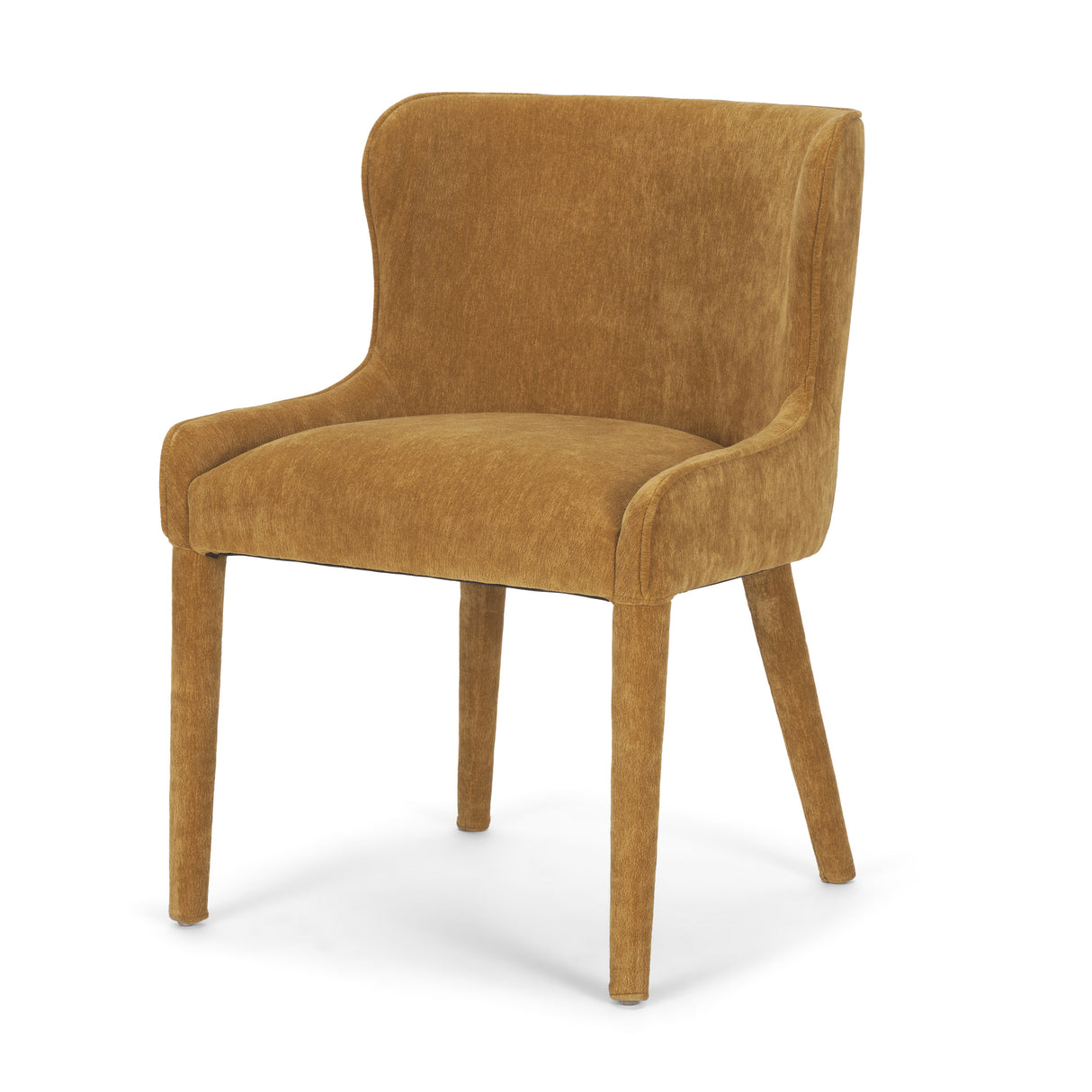 Nolan Slope Rust Chenille Dining Chair, Set of 2 from Mercana - Luna Furniture