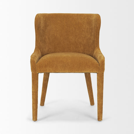 Nolan Slope Rust Chenille Dining Chair, Set of 2 from Mercana - Luna Furniture