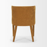 Nolan Slope Rust Chenille Dining Chair, Set of 2 from Mercana - Luna Furniture