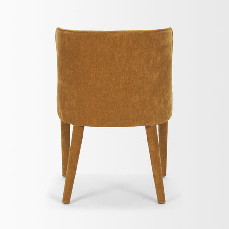 Nolan Slope Rust Chenille Dining Chair, Set of 2 from Mercana - Luna Furniture