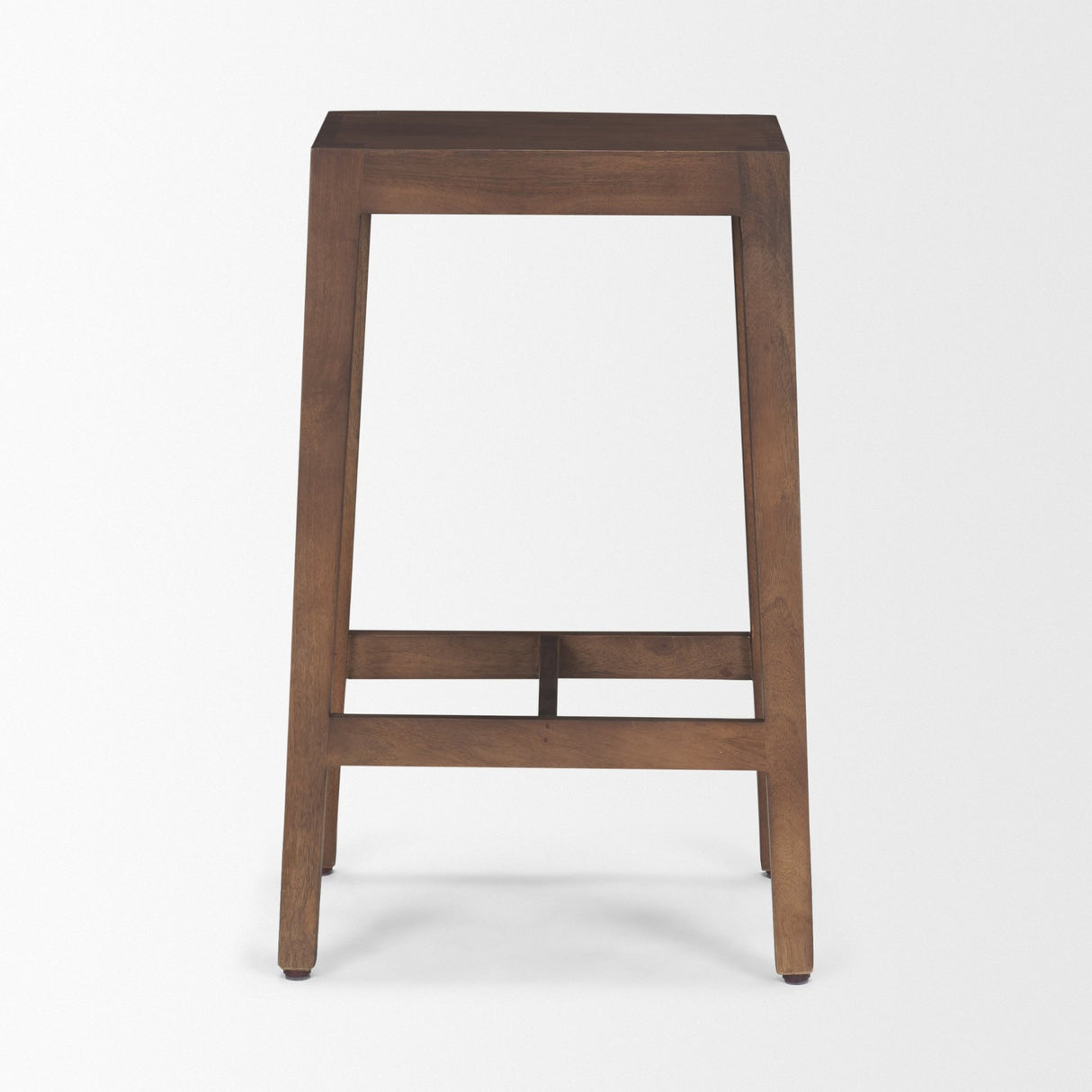 Colony Medium-Dark Brown Solid Wood Counter Stool from Mercana - Luna Furniture