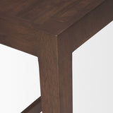 Colony Medium-Dark Brown Solid Wood Counter Stool from Mercana - Luna Furniture