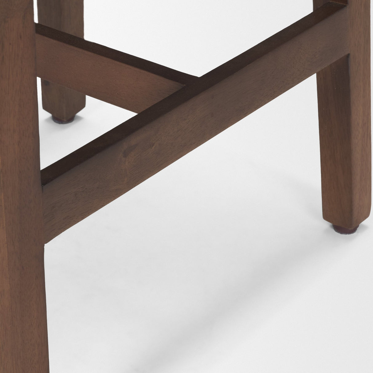 Colony Medium-Dark Brown Solid Wood Counter Stool from Mercana - Luna Furniture