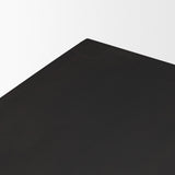 Colony Black-Brown Solid Wood Counter Stool from Mercana - Luna Furniture