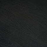 Sonel Matte Black Wood Pedestal Foyer Table from Mercana - Luna Furniture
