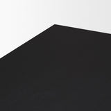 Grier 84" Black Wood w/ Black Cane Dining Table from Mercana - Luna Furniture