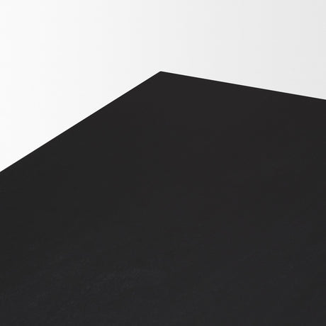 Grier 84" Black Wood w/ Black Cane Dining Table from Mercana - Luna Furniture