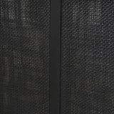 Grier 84" Black Wood w/ Black Cane Dining Table from Mercana - Luna Furniture