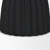 Ciaran Smooth Fluted Matte Black Metal Decorative Bowl from Mercana - Luna Furniture