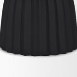 Ciaran Smooth Fluted Matte Black Metal Decorative Bowl from Mercana - Luna Furniture