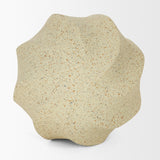 Imani Large Sculptural Textured Beige Metal Decorative Orb Object from Mercana - Luna Furniture