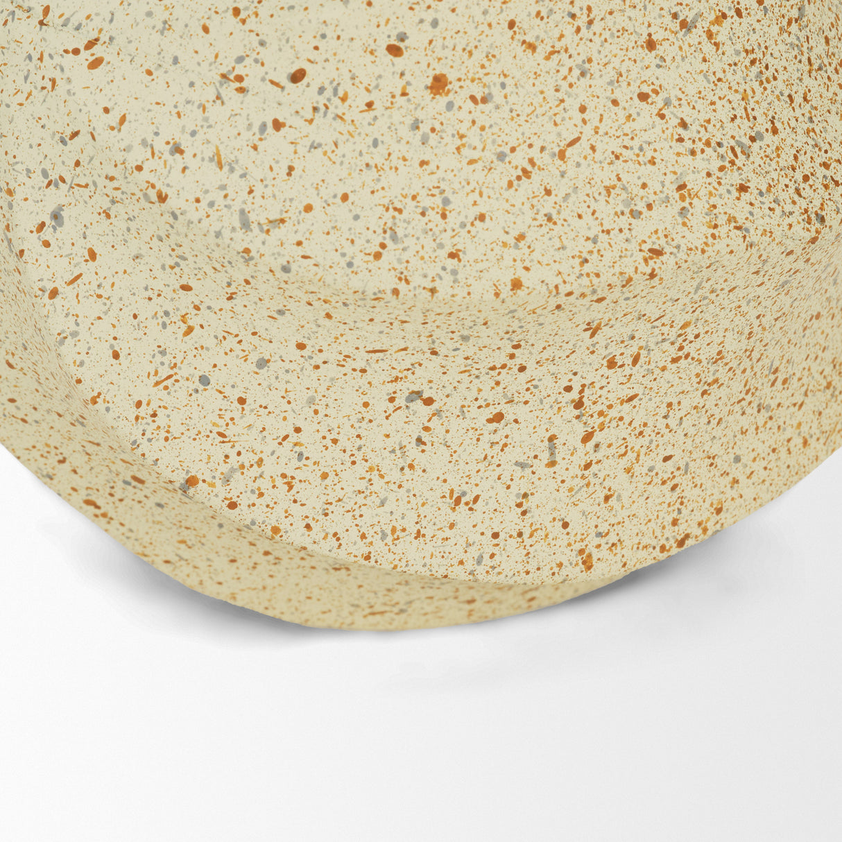 Imani Large Sculptural Textured Beige Metal Decorative Orb Object from Mercana - Luna Furniture