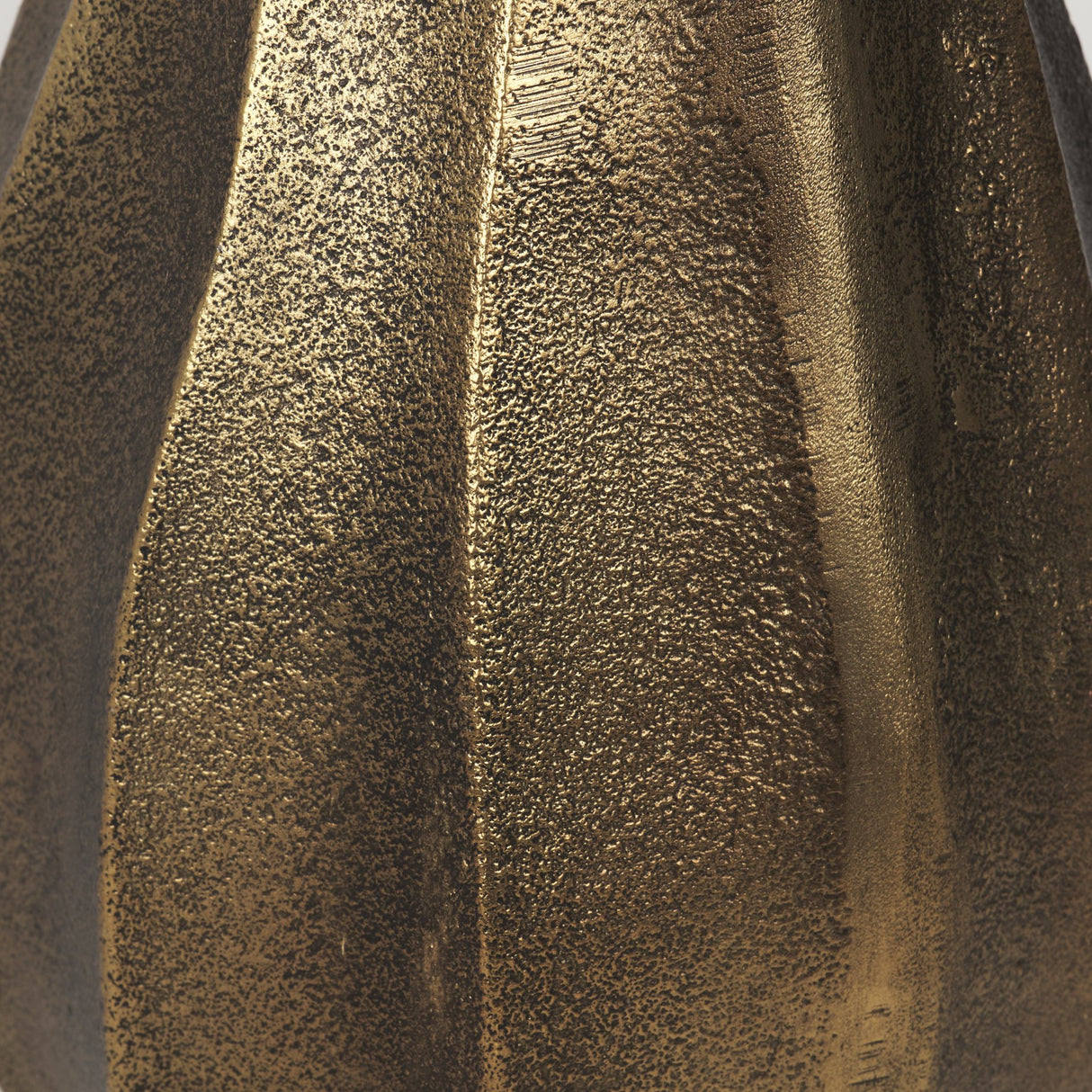 Anya Antiqued Brass Scalloped Petal Cast Metal Jug from Mercana - Luna Furniture