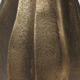 Anya Antiqued Brass Scalloped Petal Cast Metal Jug from Mercana - Luna Furniture