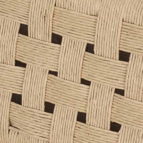 Brinley Woven Paper Rope w/ Brown Wood Frame Counter Stool from Mercana - Luna Furniture
