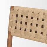 Brinley Woven Paper Rope w/ Brown Wood Frame Dining Chair, Set of 2 from Mercana - Luna Furniture