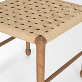 Brinley Woven Paper Rope w/ Brown Wood Frame Dining Chair, Set of 2 from Mercana - Luna Furniture