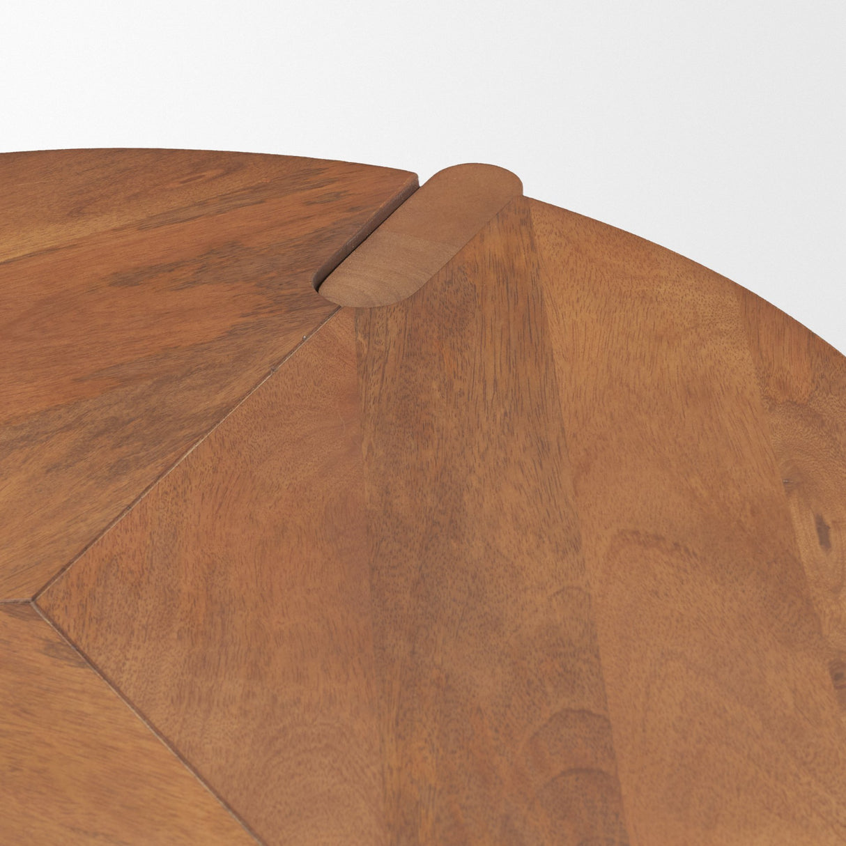 Hisako Mid Brown Open Round Accent Table from Mercana - Luna Furniture
