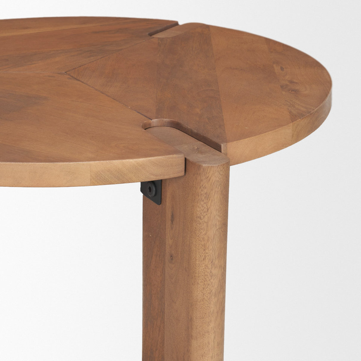 Hisako Mid Brown Open Round Accent Table from Mercana - Luna Furniture