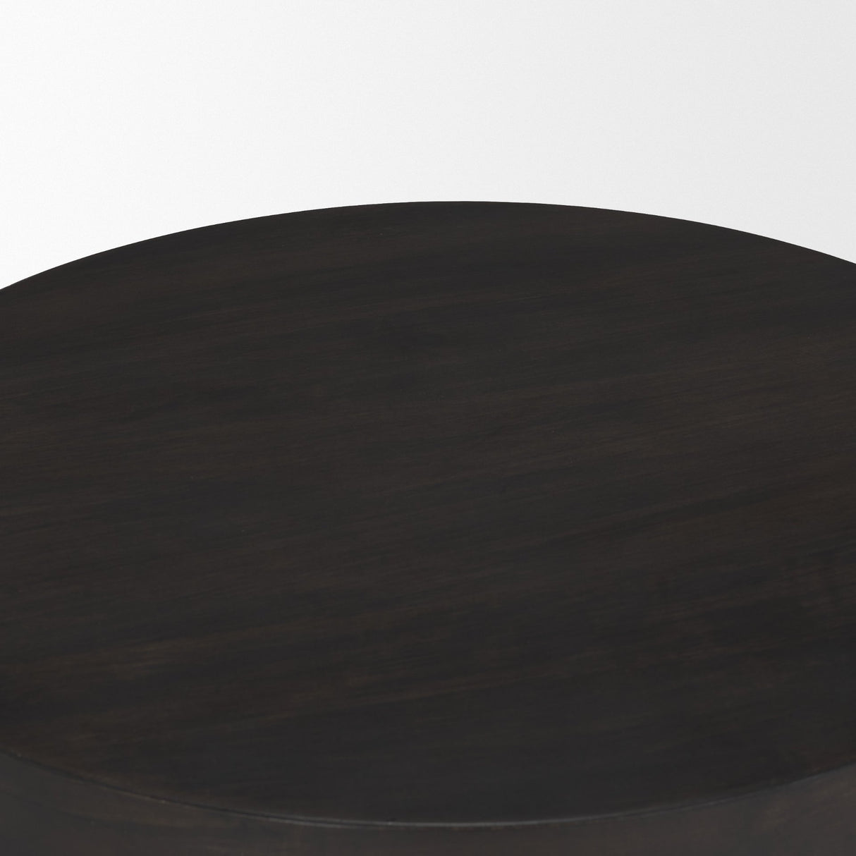 Rashama Dark Brown Wood Stacked Geometric Round Accent Table from Mercana - Luna Furniture