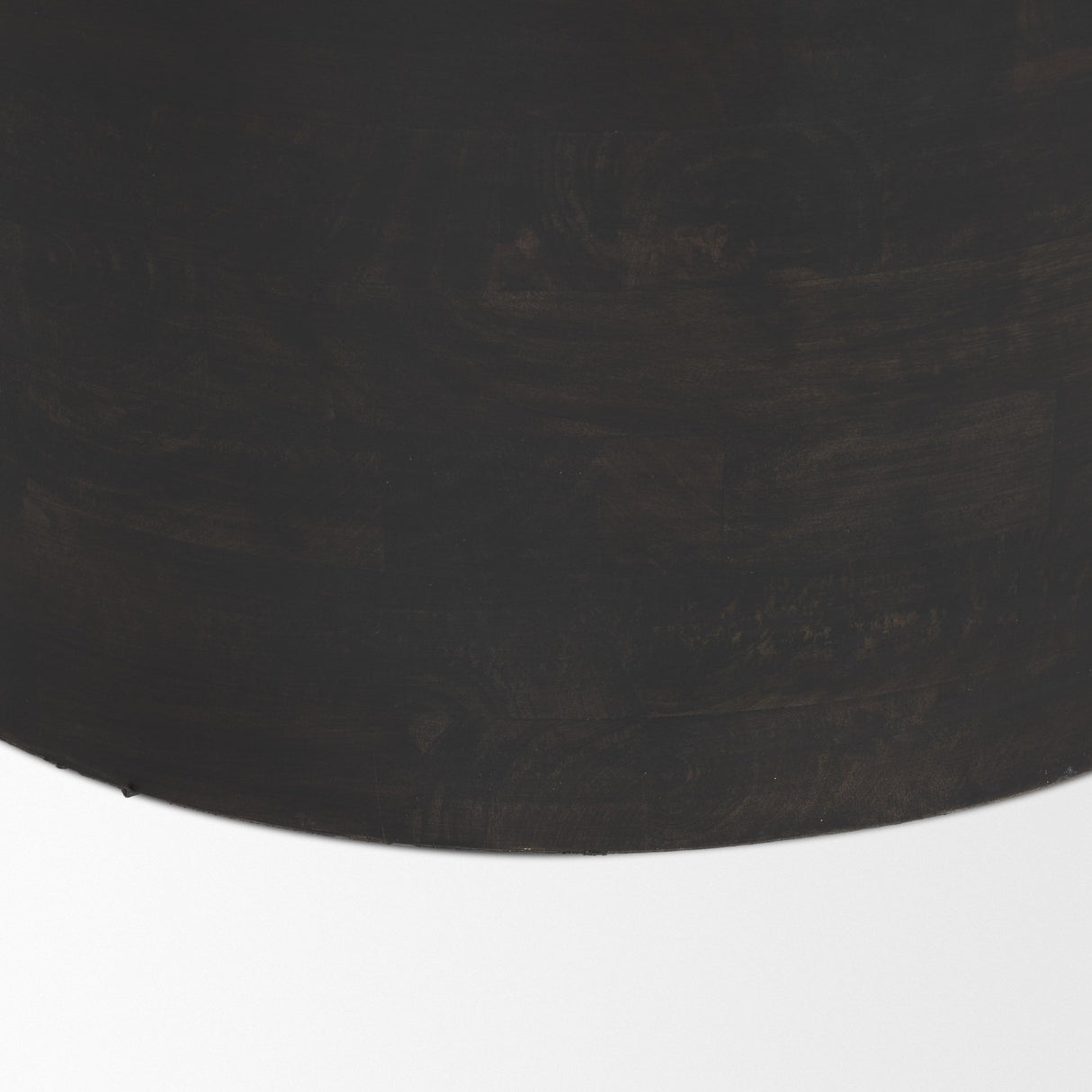 Rashama Dark Brown Wood Stacked Geometric Round Accent Table from Mercana - Luna Furniture