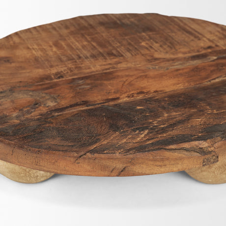 Kerra Small Solid Reclaimed Wood Tray from Mercana - Luna Furniture