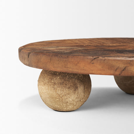 Kerra Small Solid Reclaimed Wood Tray from Mercana - Luna Furniture