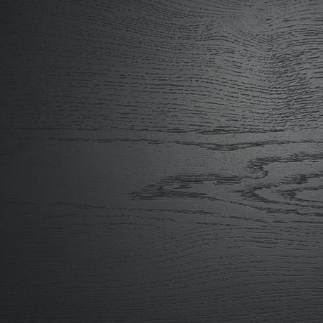 Rowan Black Oak Wood Closed 4 Door Sideboard from Mercana - Luna Furniture