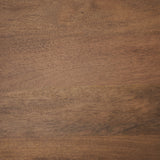 Arno Warm Mid-Brown Wood Sculptural Round Coffee Table from Mercana - Luna Furniture