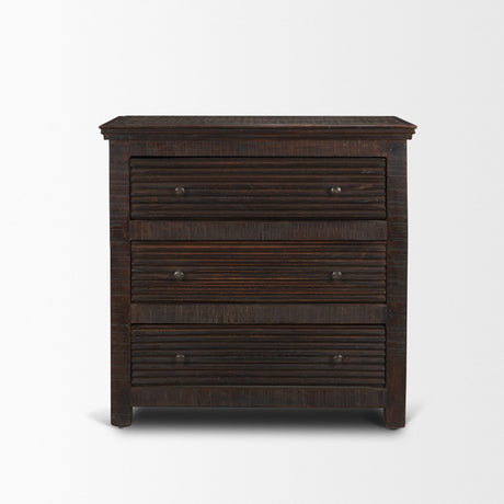 Rhett Reclaimed Wood 3 Drawer Cabinet from Mercana - Luna Furniture