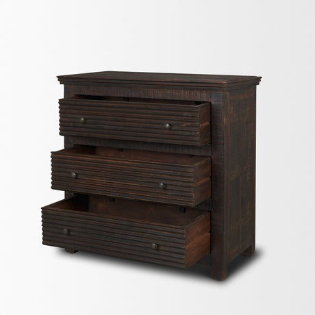 Rhett Reclaimed Wood 3 Drawer Cabinet from Mercana - Luna Furniture