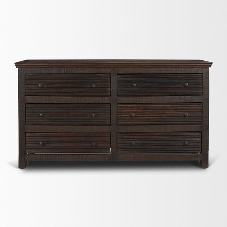 Rhett Reclaimed Wood 6 Drawer Cabinet from Mercana - Luna Furniture