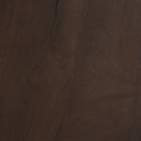 Cayson Dark Brown Sculptural Round Accent Table from Mercana - Luna Furniture