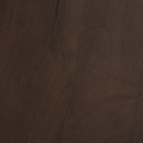Cayson Dark Brown Sculptural Round Accent Table from Mercana - Luna Furniture