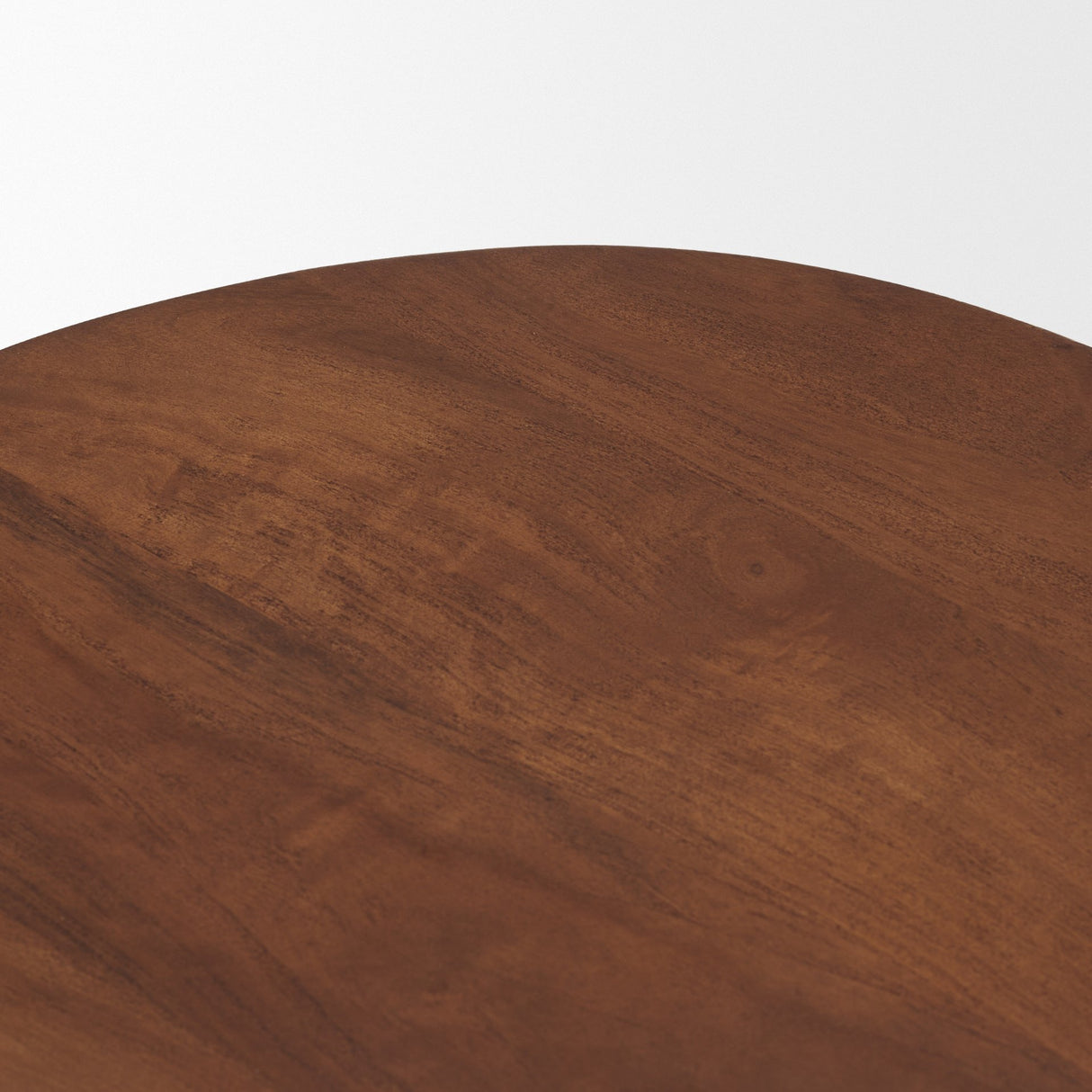 Cove Mid-Brown Sculptural Open Side Table from Mercana - Luna Furniture