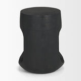 Cove Dark Brown Sculptural Open Side Table from Mercana - Luna Furniture