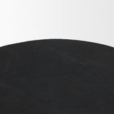 Cove Dark Brown Sculptural Open Side Table from Mercana - Luna Furniture