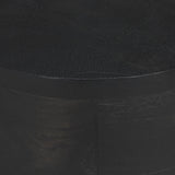 Cove Dark Brown Sculptural Open Side Table from Mercana - Luna Furniture