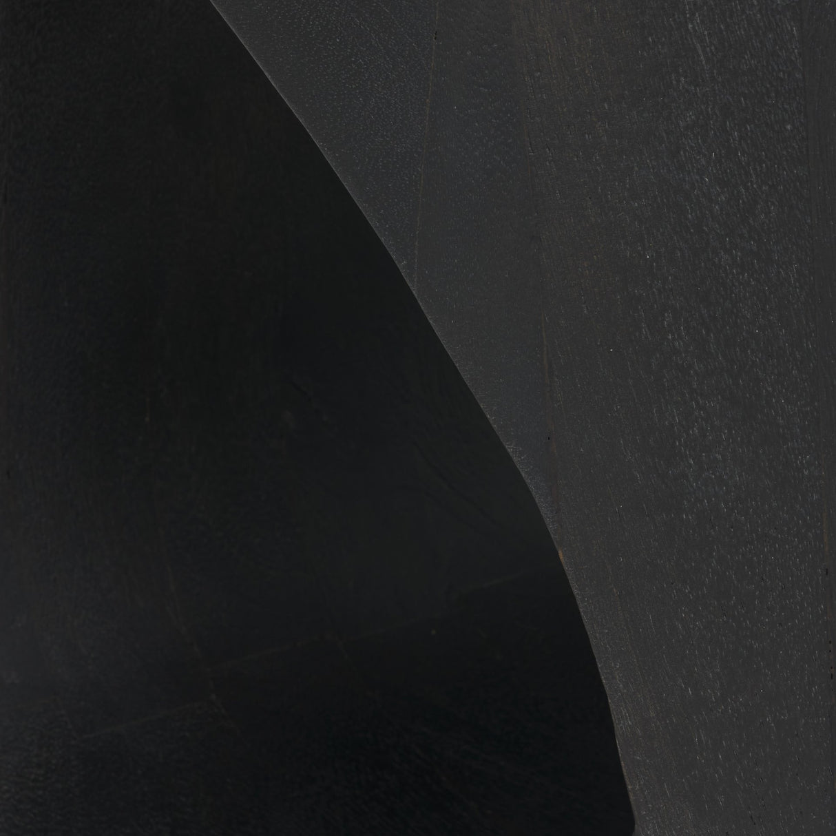 Cove Dark Brown Sculptural Open Side Table from Mercana - Luna Furniture