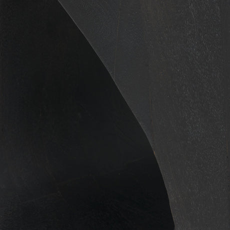 Cove Dark Brown Sculptural Open Side Table from Mercana - Luna Furniture
