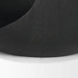 Cove Dark Brown Sculptural Open Side Table from Mercana - Luna Furniture