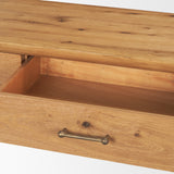 Belford 72" Light Brown Oak Wood Console Table from Mercana - Luna Furniture