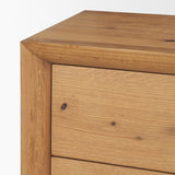 Belford 6-Drawer Light Brown Oak Wood Dresser from Mercana - Luna Furniture