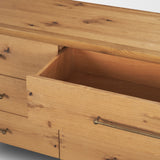 Belford 6-Drawer Light Brown Oak Wood Dresser from Mercana - Luna Furniture