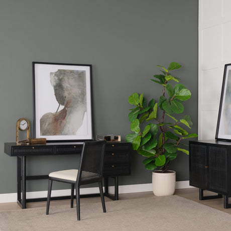 Ediface II by Ira Havuka Hand Embelished Textured Framed Artwork Matted under Glass from Mercana - Luna Furniture