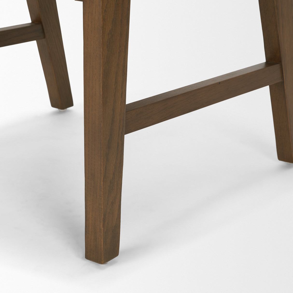 Reid Framed Brown Cane Cream Fabric Dining Chair, Set of 2 from Mercana - Luna Furniture