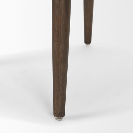Abbie Curved Back Oatmeal Fabric Armless Dining Chair, Set of 2 from Mercana - Luna Furniture