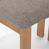 Soho Curved Open Back Gray Chenille Tripod Frame Dining Side Chair, Set of 2 from Mercana - Luna Furniture